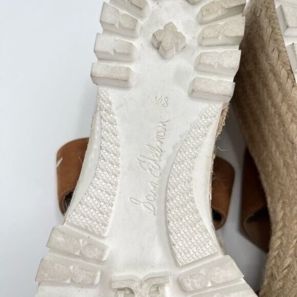 Sam Edelman Women's Luca Espadrille Wedge platform Sandals 8.5 - Picture 7 of 7